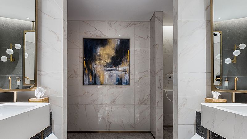 Burj al Arab Wash Room Artworks, Dubai